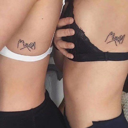 闺蜜小清新纹身：适合姐妹闺蜜的一组唯美小清新纹身图案