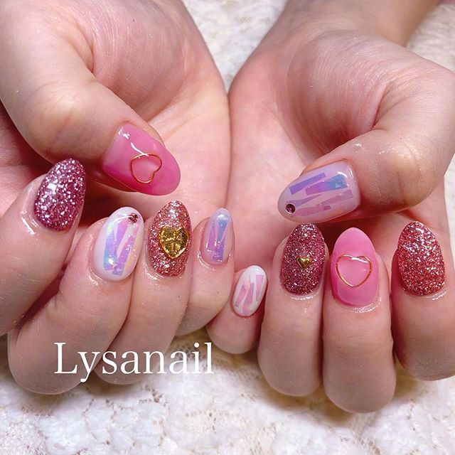 日本Lysa nail设计的少女风可爱美甲参考