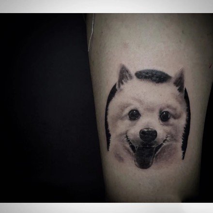 18张可爱的宠物狗狗纹身作品欣赏