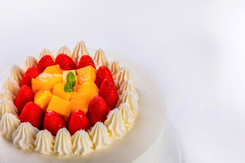 草莓水果奶油蛋糕图片(14张)