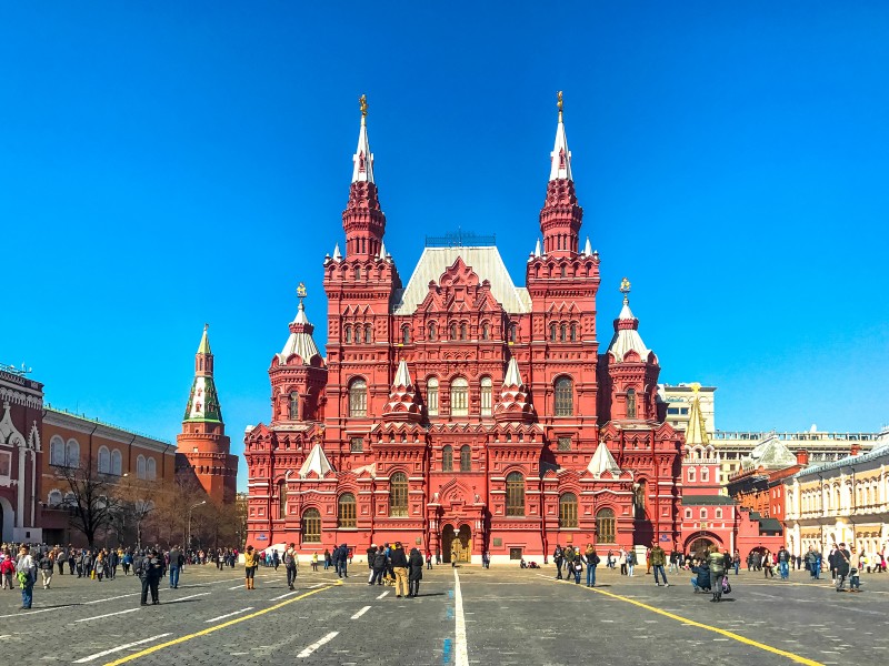 俄罗斯莫斯科建筑风景图片(12张)