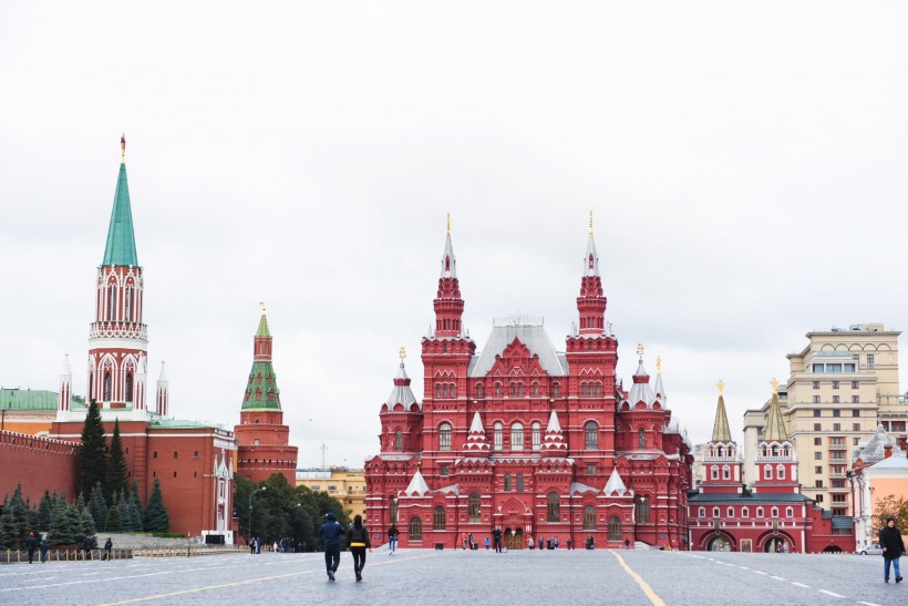 俄罗斯莫斯科红场建筑风景图片(9张)
