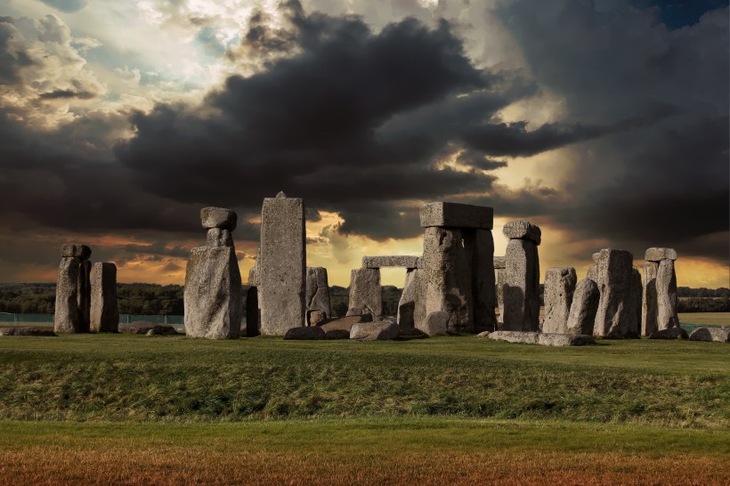 英国巨石阵图片(12张)
