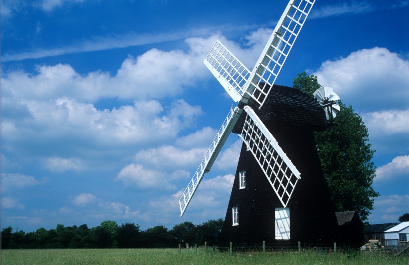 高大的荷兰风车图片(15张)