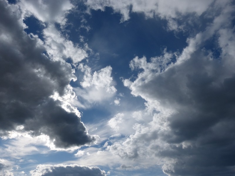 天空中的乌云图片(14张)