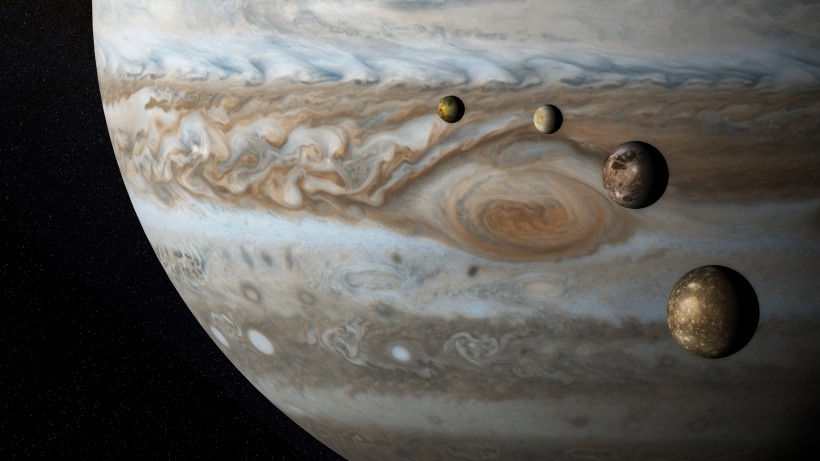 体积硕大的木星图片(9张)