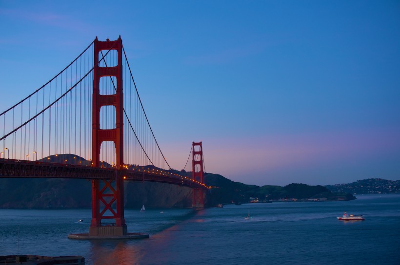 美国旧金山金门大桥风景图片(10张)