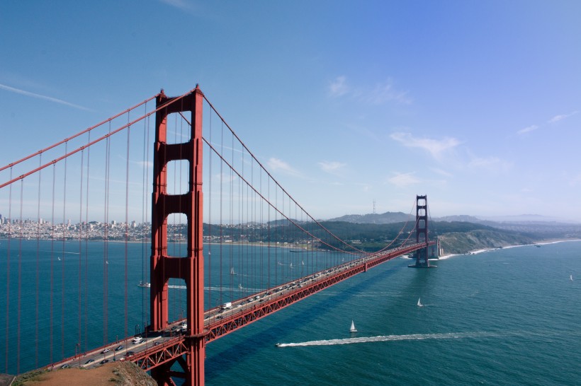 美国旧金山金门大桥风景图片(10张)