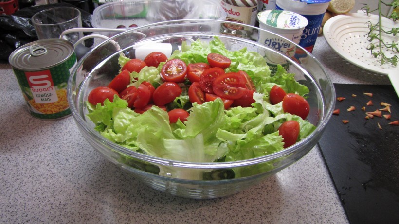 营养健康的蔬菜沙拉图片(11张)