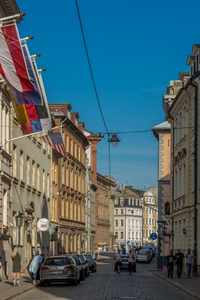 北欧拉脱维亚首都老城里加建筑风景图片(11张)