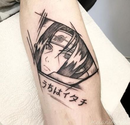 日本动漫火影忍者的相关纹身图案