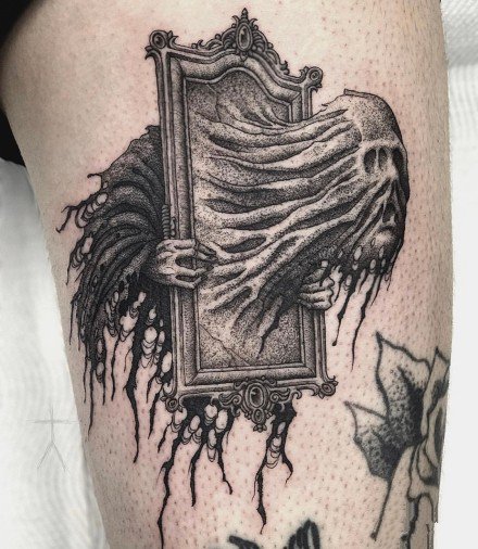 暗黑幽灵骑士纹身图案9张