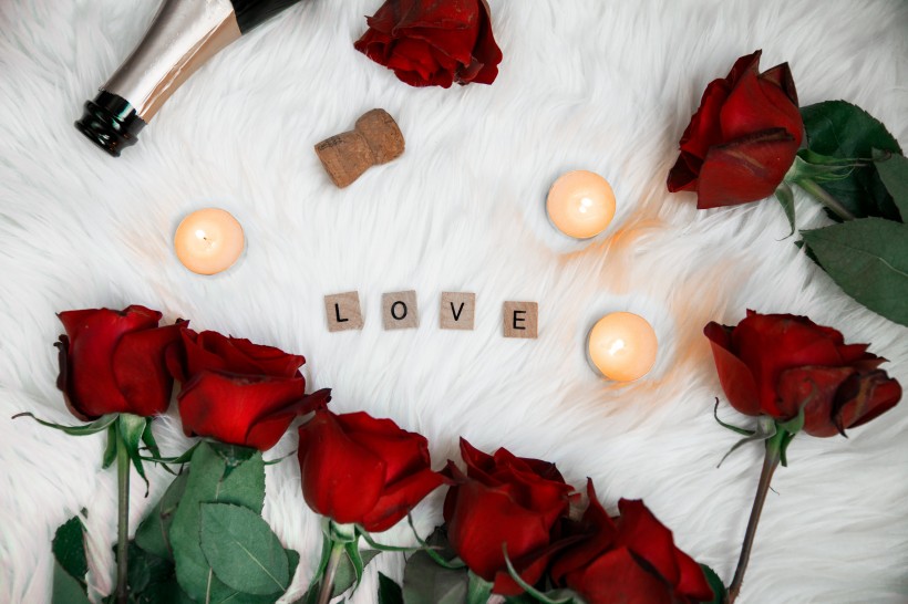 情人节用玫瑰和桌上游戏制造的惊喜图片(10张)