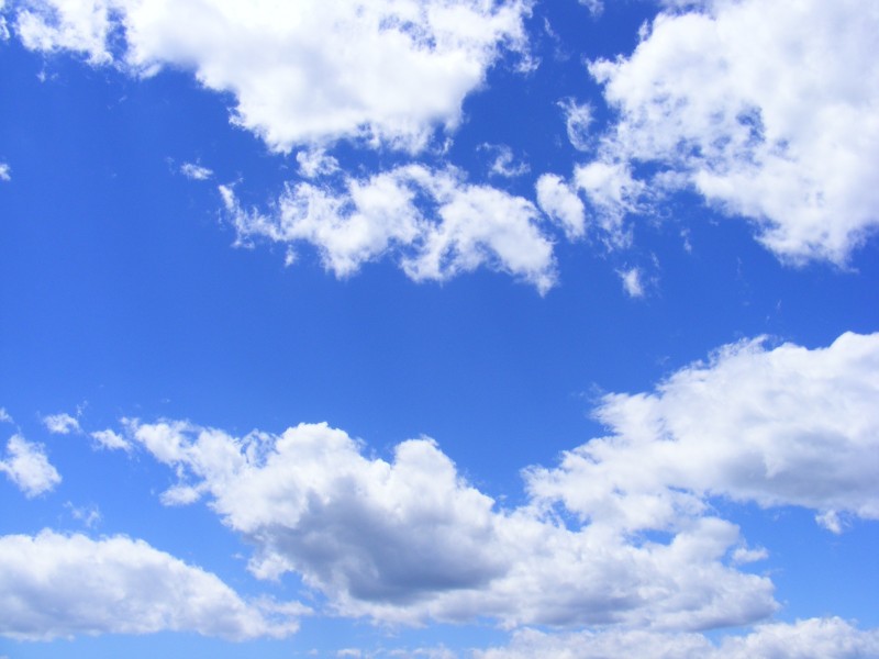 蓝天白云自然风景图片(10张)