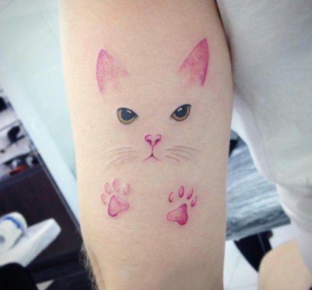 小清新的一组可爱小动物纹身图片