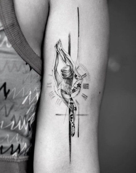 18张适合小臂的几何点刺设计纹身图案