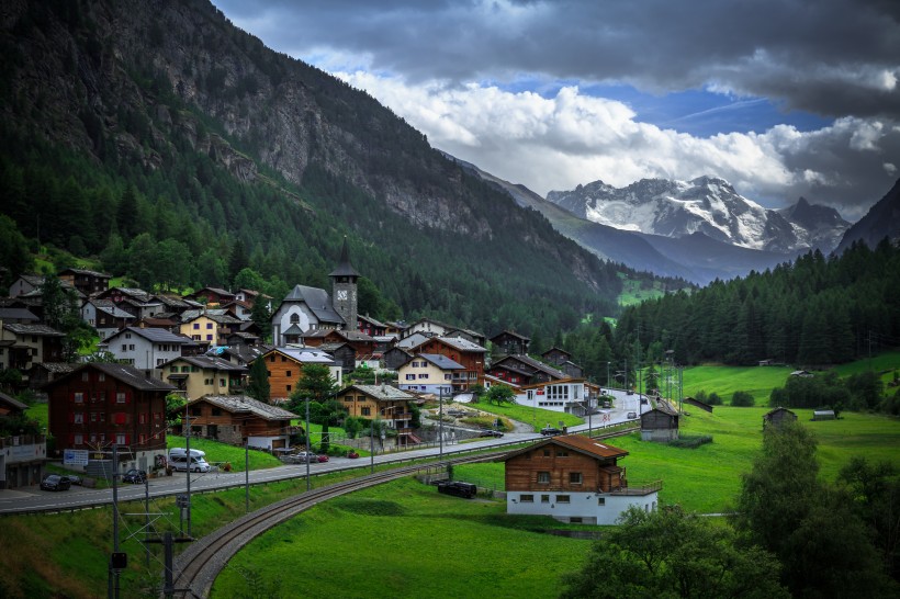 瑞士阿尔卑斯山风景图片(8张)