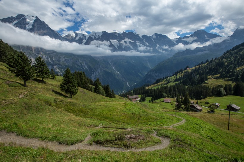 瑞士阿尔卑斯山风景图片(8张)