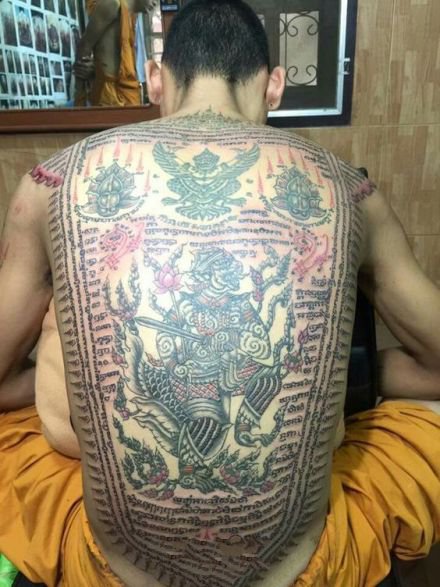 泰国独有的宗教刺符纹身图案9张