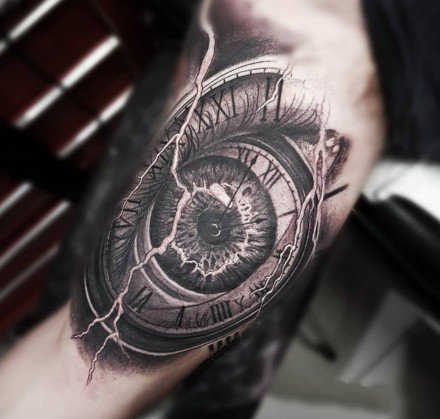 一组眼睛主题的纹身图案欣赏