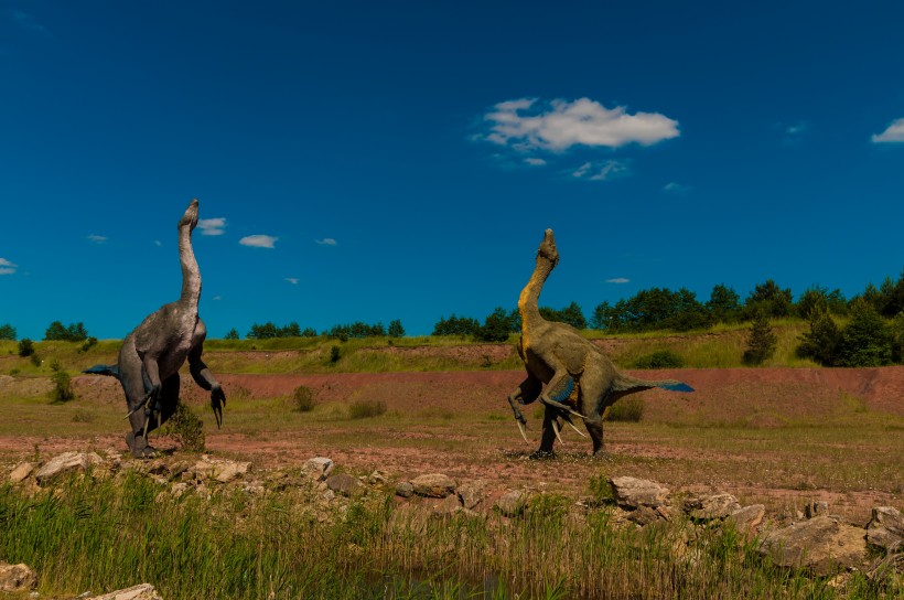 白垩纪时期的恐龙模型图片(15张)