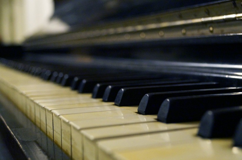 钢琴的黑白键盘图片(15张)
