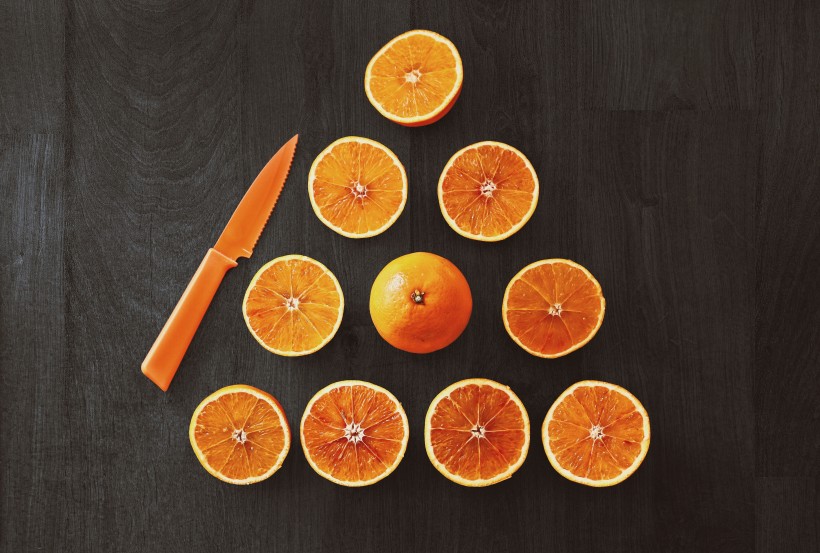 切开的橙子图片(11张)