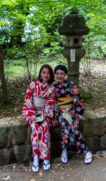 穿着和服的年轻日本女孩图片(10张)