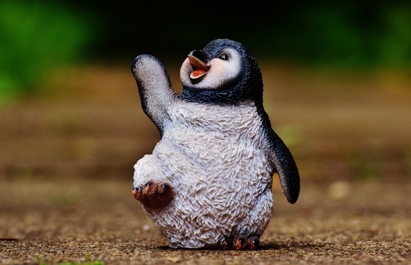 小小的企鹅玩具图片(10张)