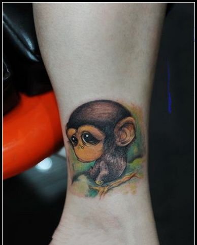 写实逼真的一组金刚猩猩纹身图片