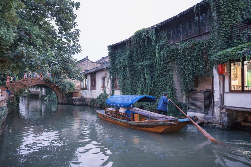 江苏周庄人文风景图片(16张)