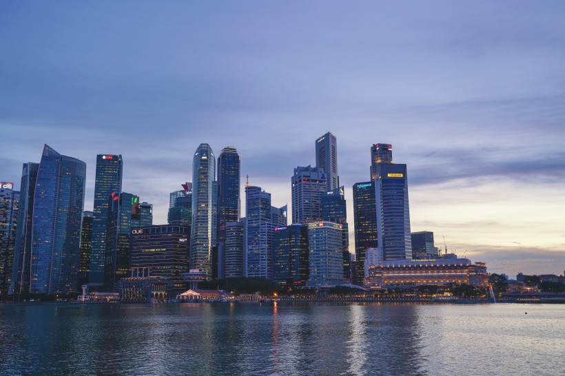 新加坡城市夜景图片(13张)