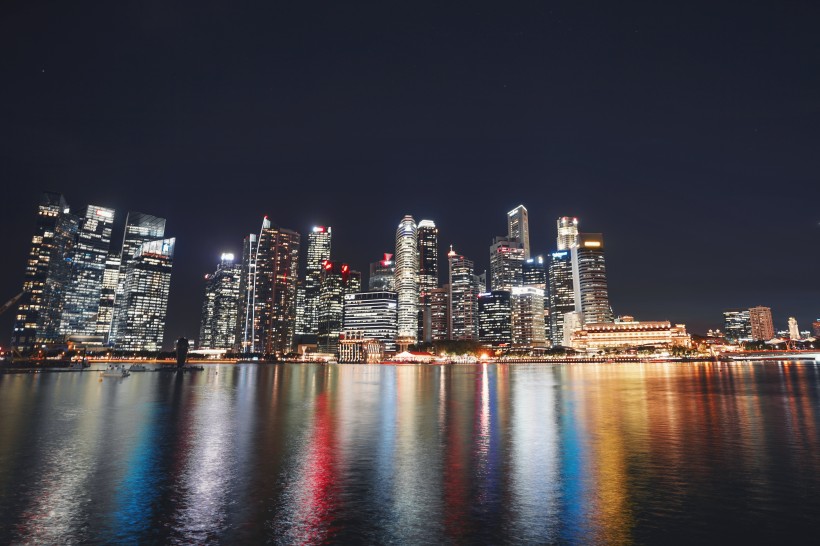 新加坡城市夜景图片(13张)