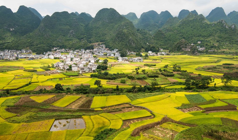 贵州万峰林自然风景图片(18张)