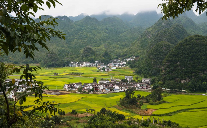 贵州万峰林自然风景图片(18张)