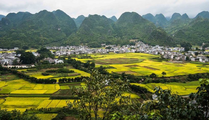 贵州万峰林自然风景图片(18张)