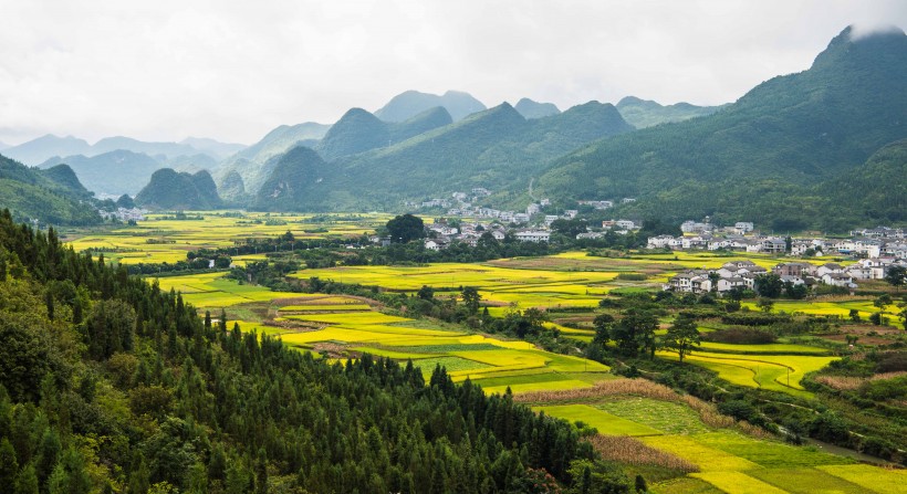 贵州万峰林自然风景图片(18张)