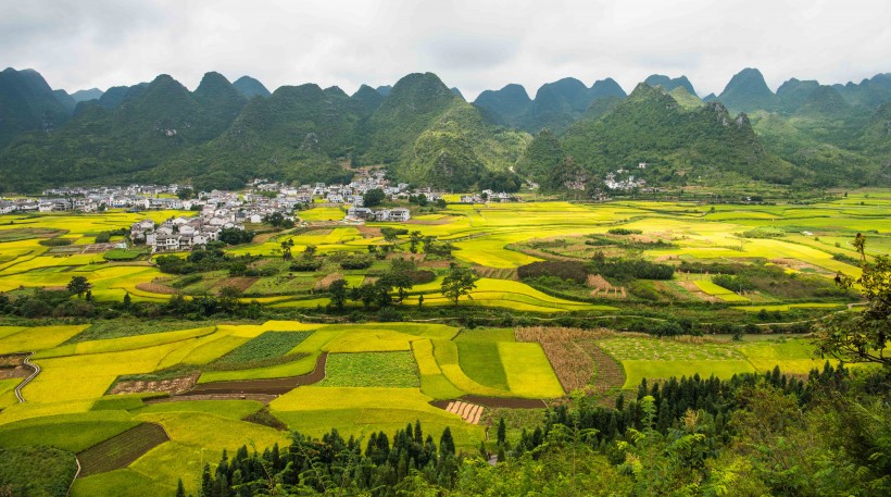 贵州万峰林自然风景图片(18张)