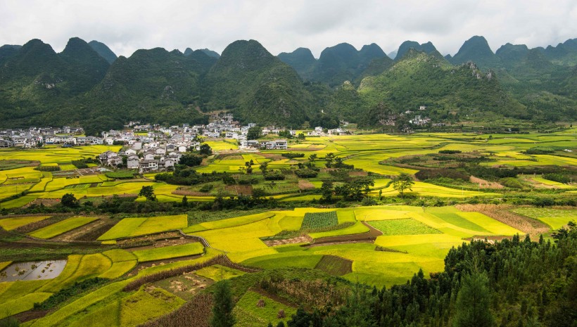 贵州万峰林自然风景图片(18张)