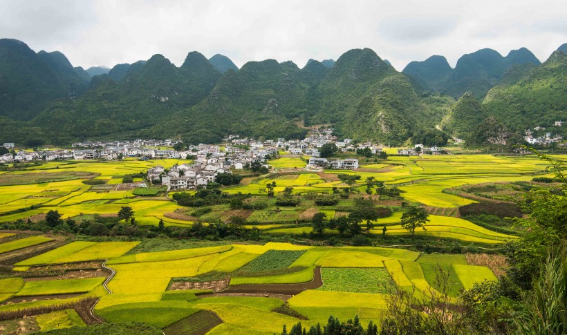 贵州万峰林自然风景图片(18张)