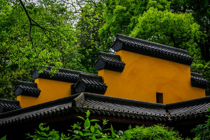浙江杭州灵隐寺寺庙建筑风景图片(11张)