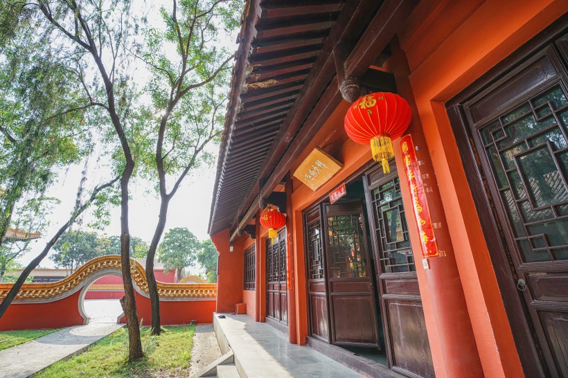 尼泊尔蓝毗尼中华寺中国寺庙建筑风景图片(8张)