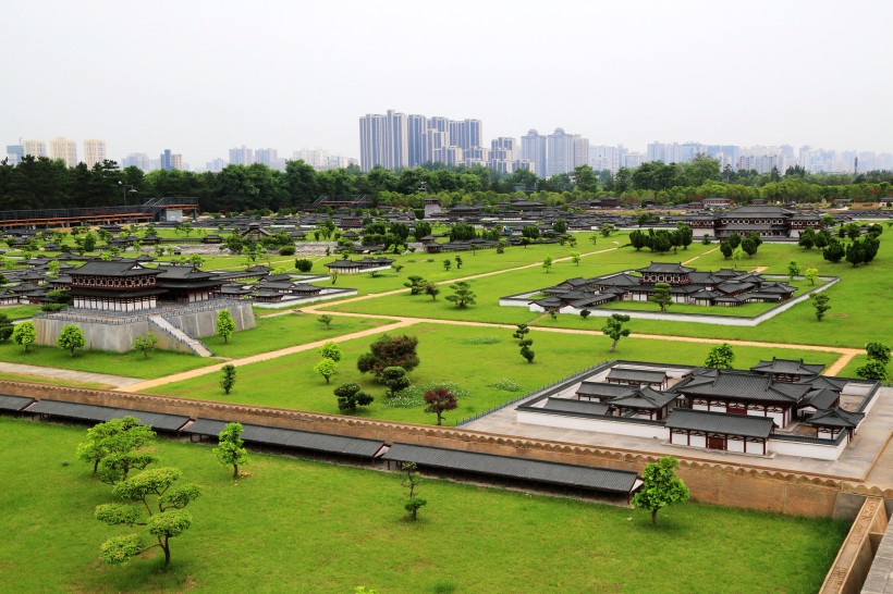 陕西唐朝皇宫大明宫人文风景图片(13张)