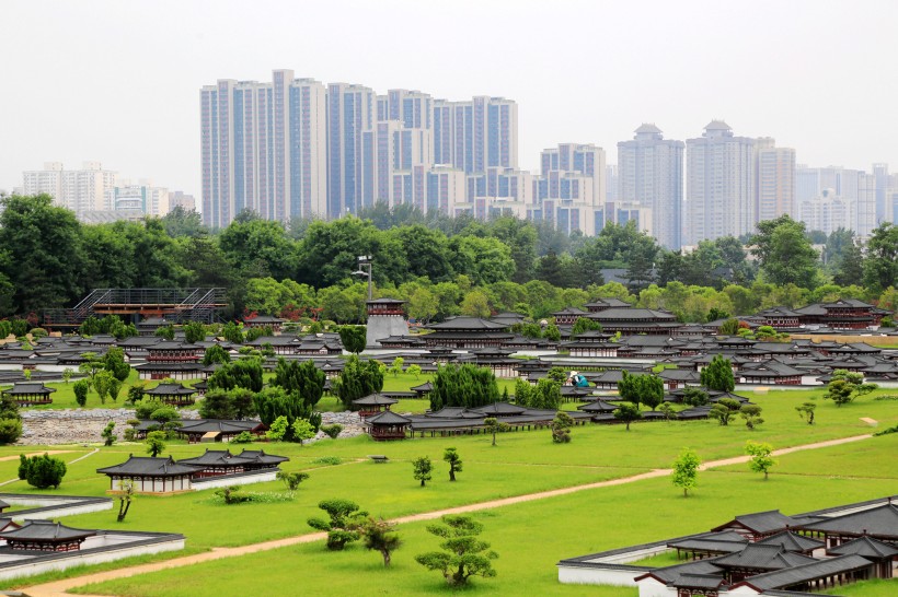 陕西唐朝皇宫大明宫人文风景图片(13张)