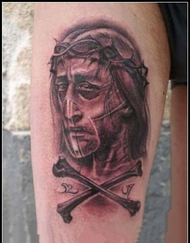 耶稣基督的9张宗教耶稣纹身图案