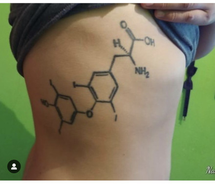 个性的化学元素符号纹身图片9张