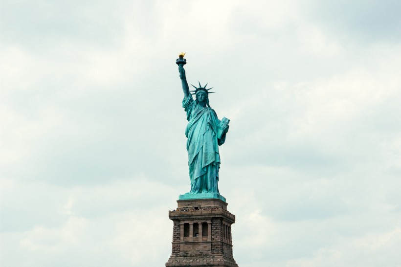 美国纽约自由女神像的图片(10张)