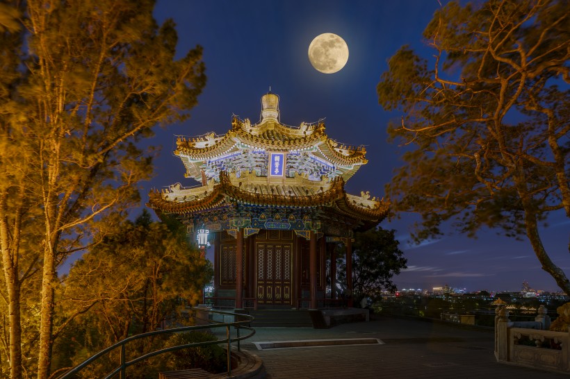 唯美的北京中秋节风景图片(8张)