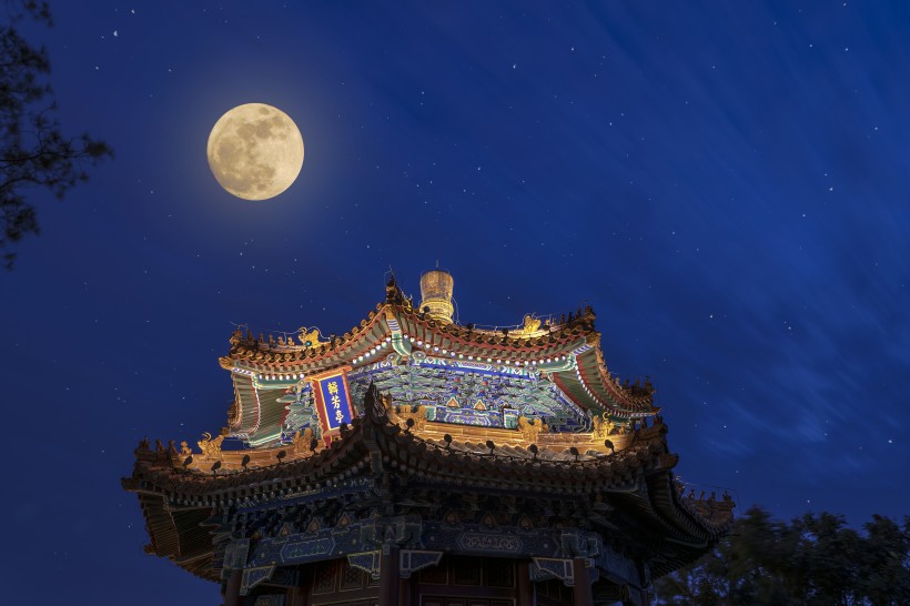 唯美的北京中秋节风景图片(8张)