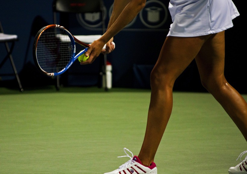打网球的网球爱好者图片(15张)